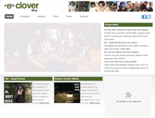 Tablet Screenshot of clover-films.com